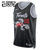 Dres Toronto Raptors Prilagođeni Nike 2025-26 City Edition Crno Swingman - Dječji